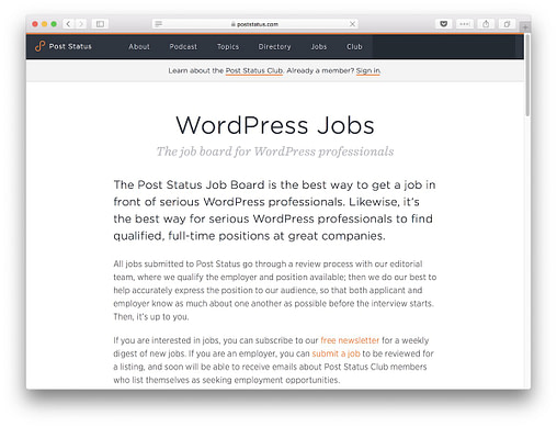 20 Best Remote Jobs Websites in 2020 7 Post Status WordPress Jobs Board