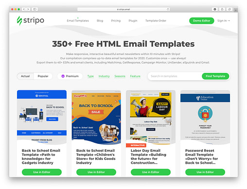 10 Best Places For Free Email Newsletter Templates 7 stripo
