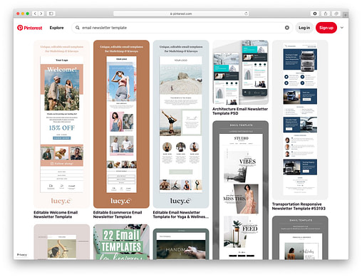 10 Best Places For Free Email Newsletter Templates 11 pinterest