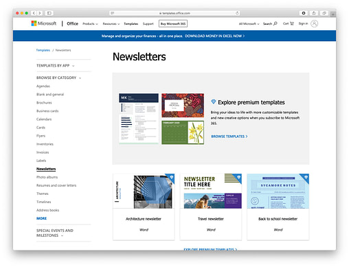 10 Best Places For Free Email Newsletter Templates 2 Free email newsletter templates: microsoft