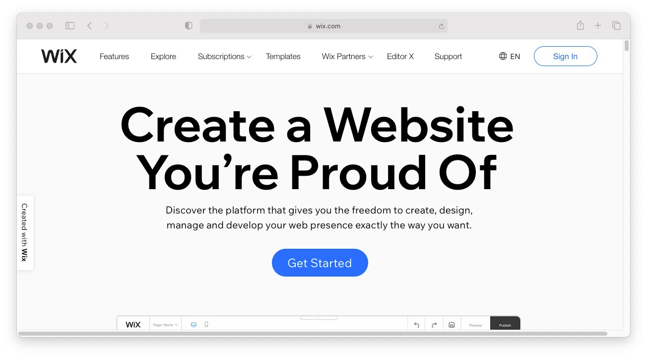WordPress Black Friday 2020: Wix