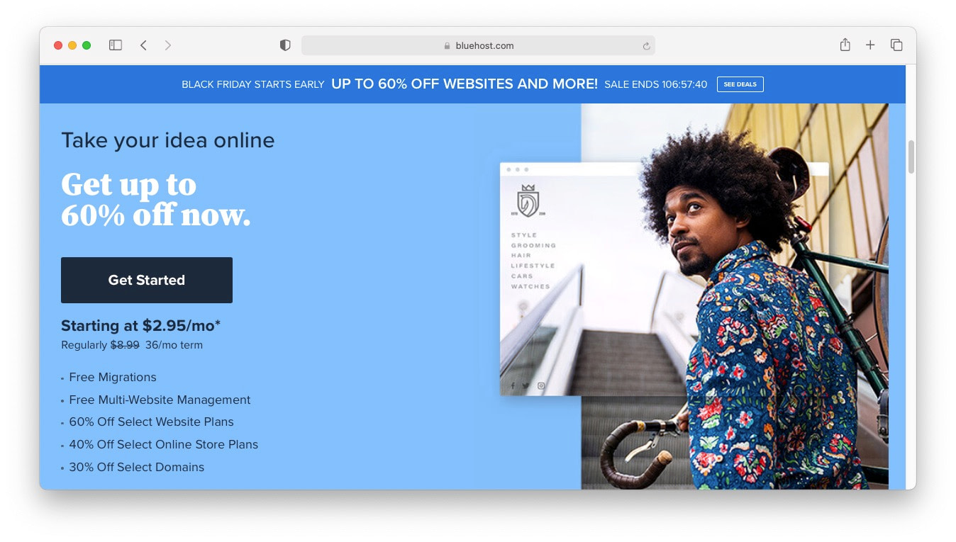 WordPress Black Friday 2020: Bluehost