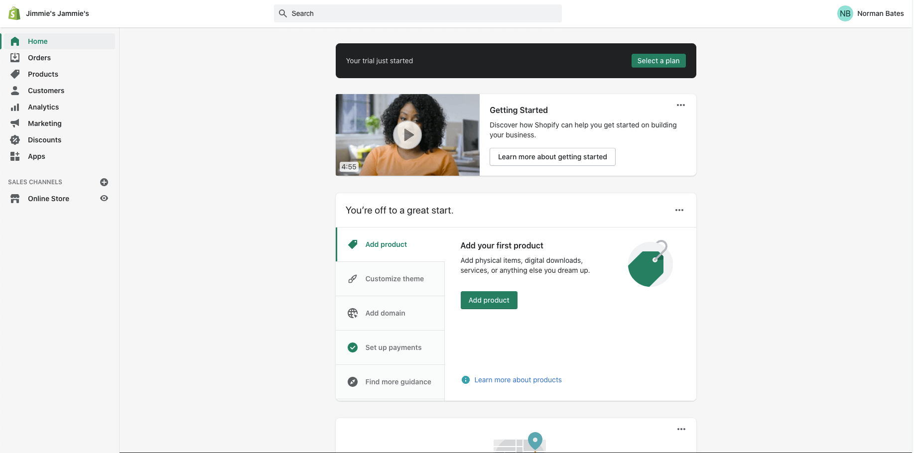 The Shopify dashboard is the easiest to use.