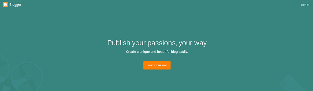 Blogger is one of the best free blogging sites that you can monetize with.