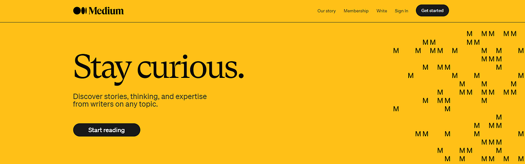 Medium.com is among the best free blogging sites that people choose to make an income from.