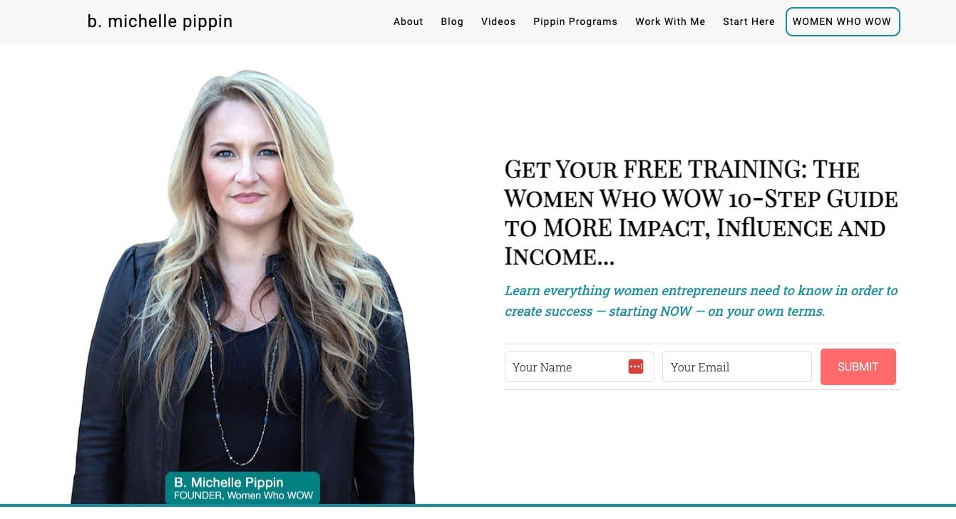 Write for B. Michelle Pippin