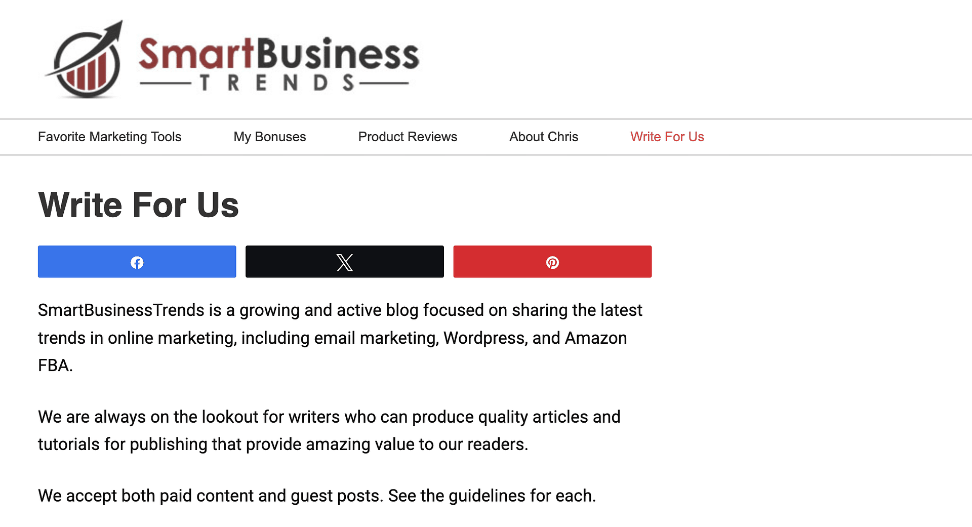 Smart Business Trends submission guidelines.