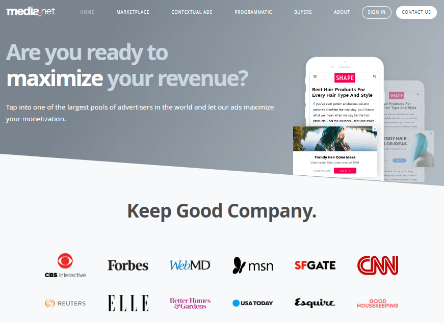 Contextual Advertising & Programmatic Platform - Media.net