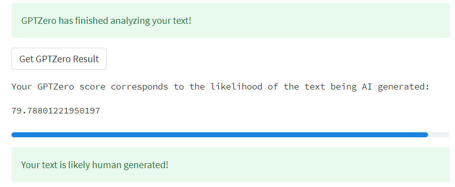 How to use AI to write blog posts and then check if they get picked up by AI content checkers like GPTZero.