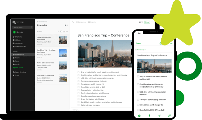 Evernote is a useful blog writing tool that's great for brainstorming.