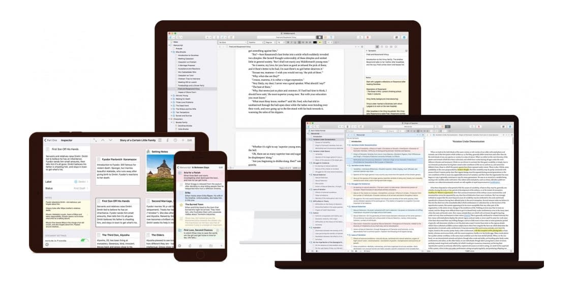 Scrivener is the ultimate writing app for bloggers and writers alike.