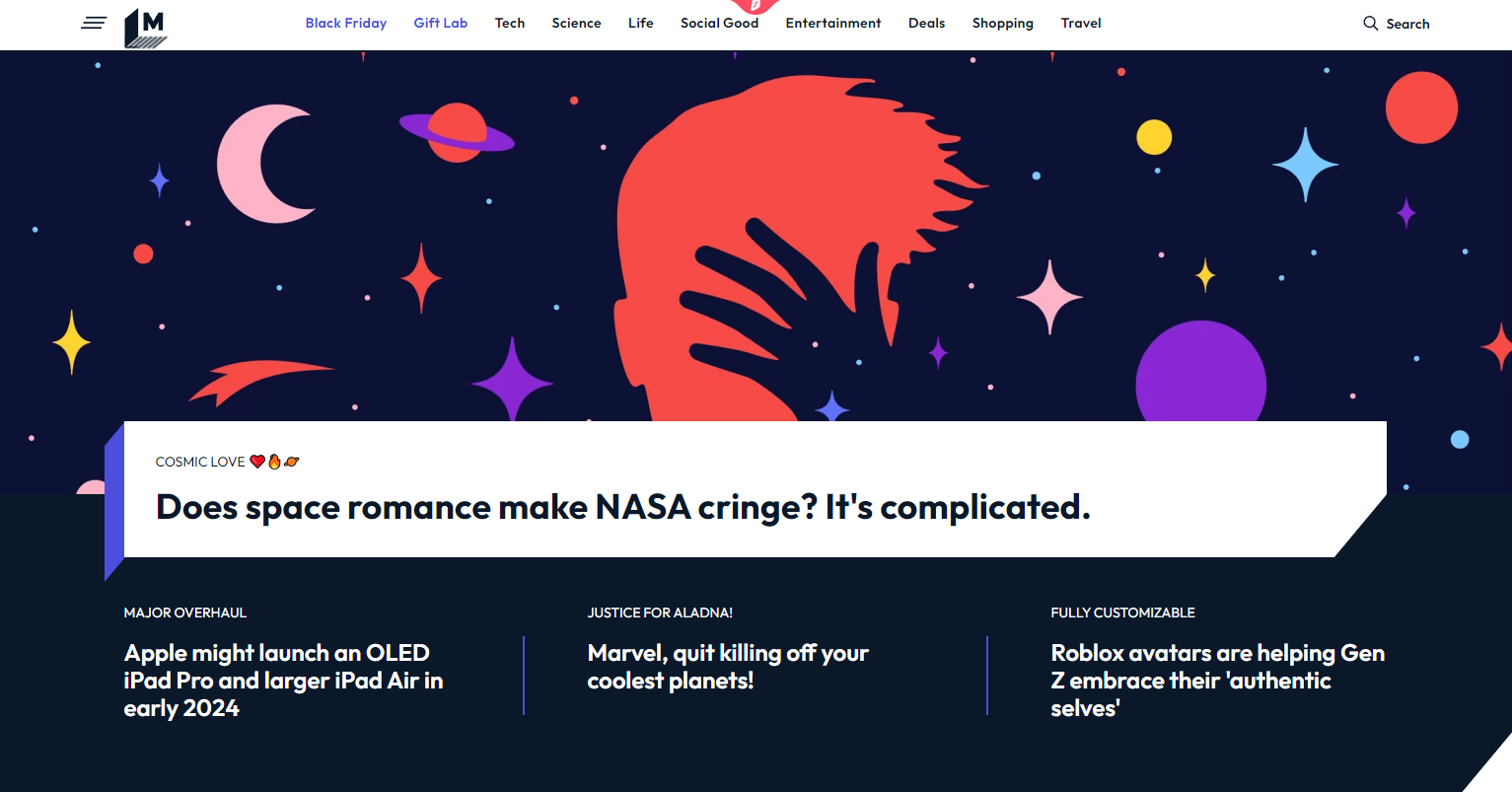 Mashable is one of the best blogs for technology content.
