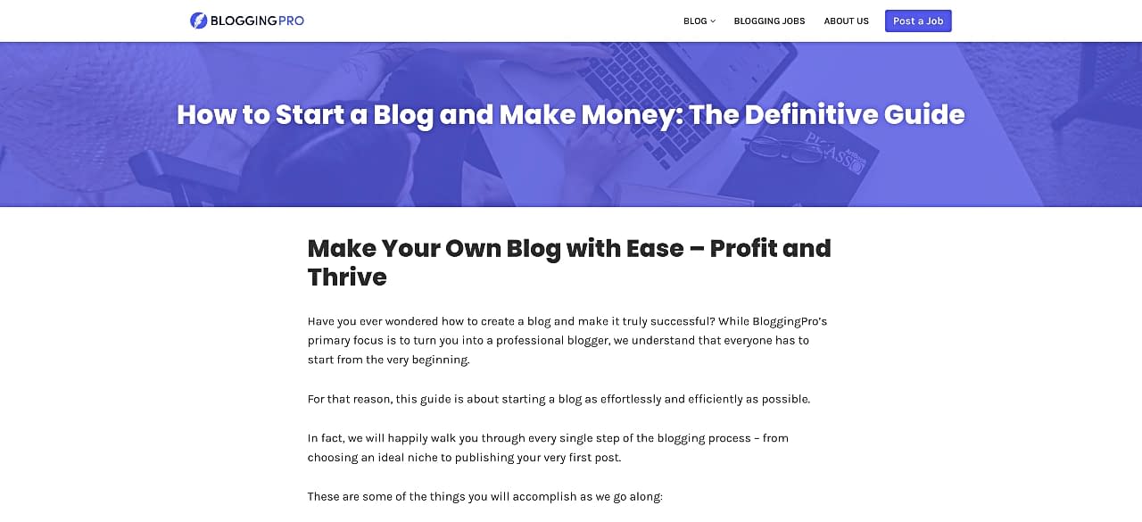 The BloggingPro blog.