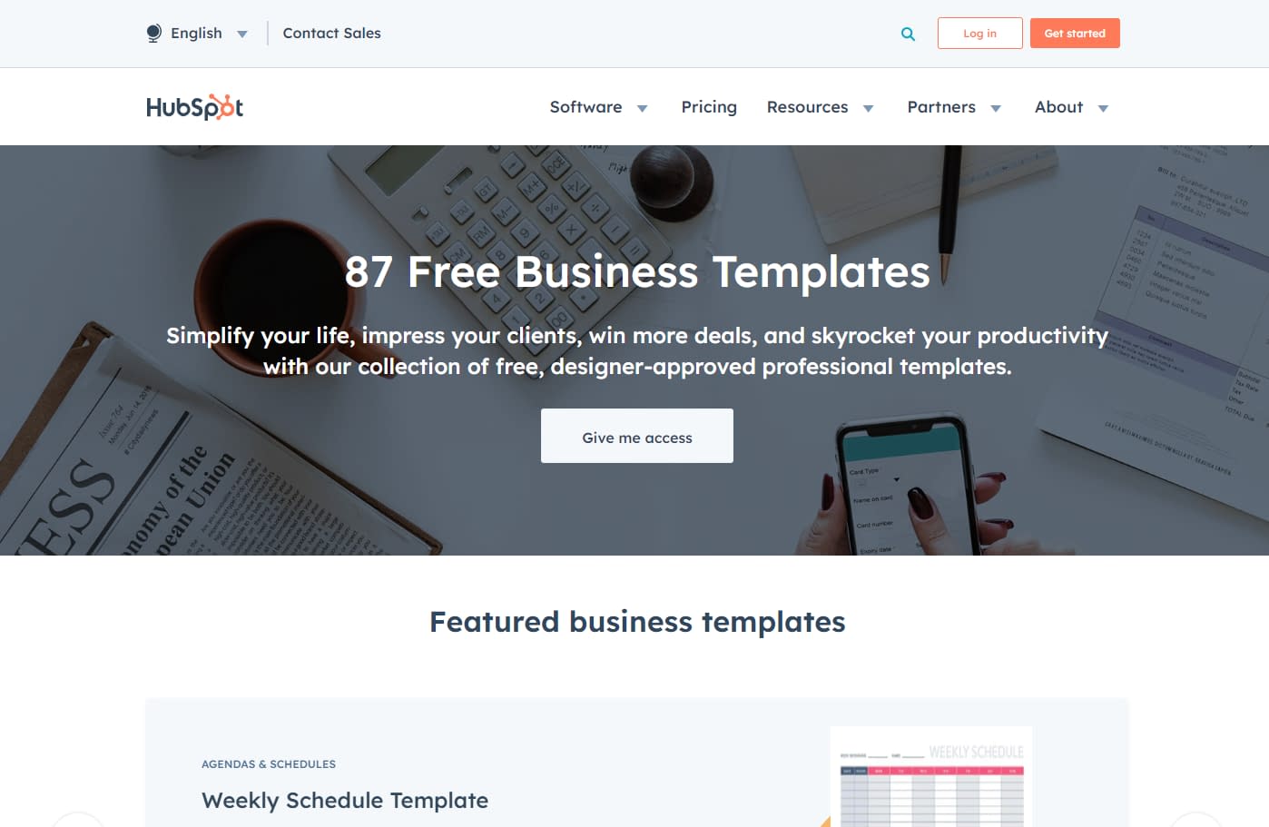 HubSpot Research homepage.