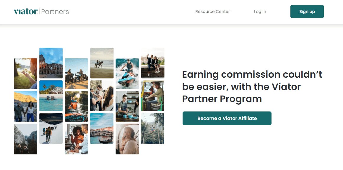 The Viator affiliate program for bloggers