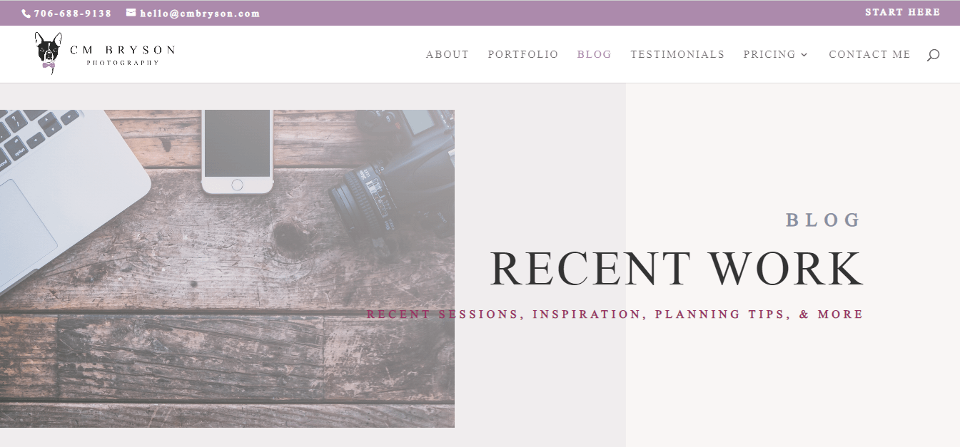 An example of how versatile WordPress is as a blogging platform - it lets you build both a blog and an online shop on the same website.