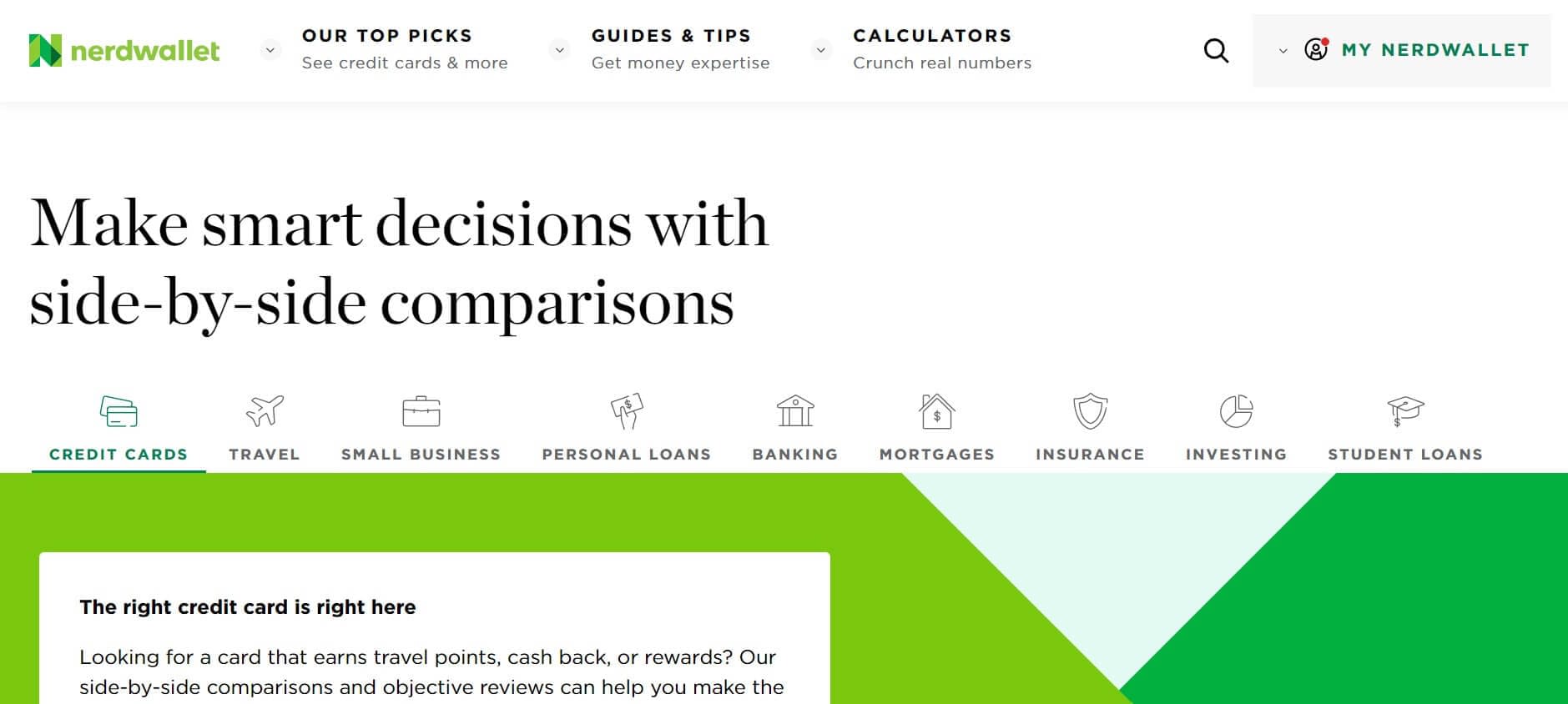 NerdWallet is one of the finance blogs that makes money.