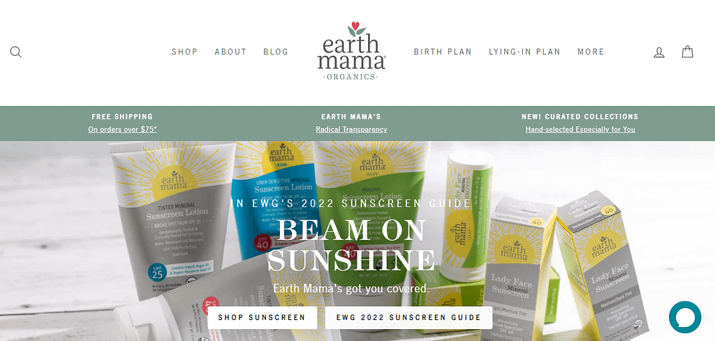 Earth Mama Organics.