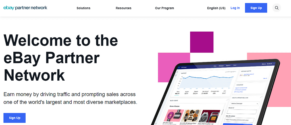 eBay partner network.