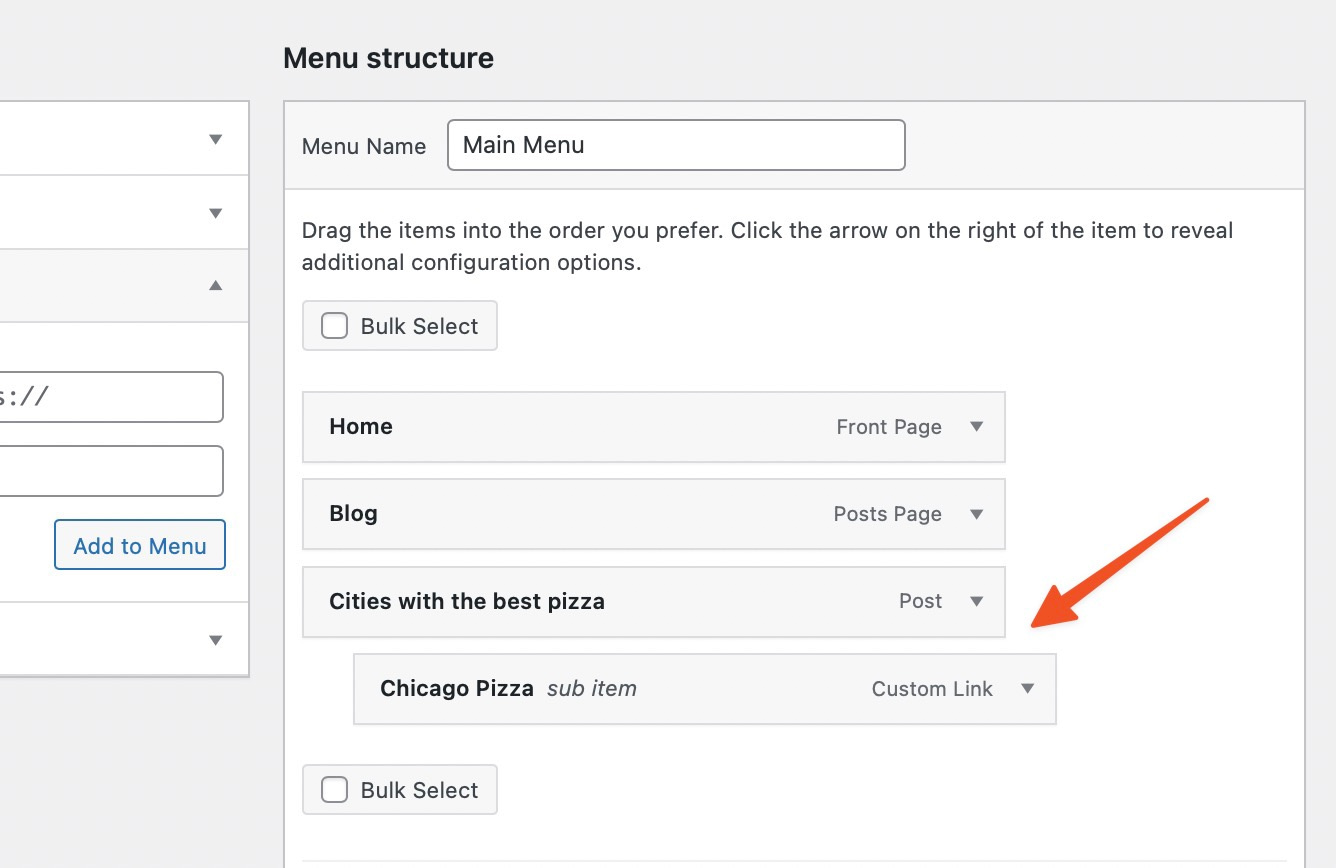 How to Link to Page Content From a WordPress Navigation Menu