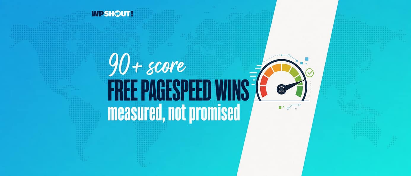 pagespeed 90 free wordpress