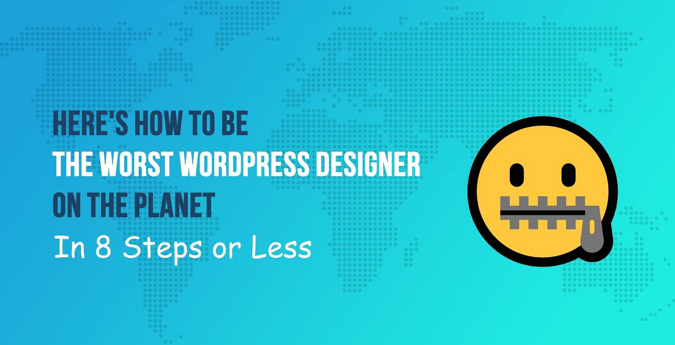 worst WordPress designer