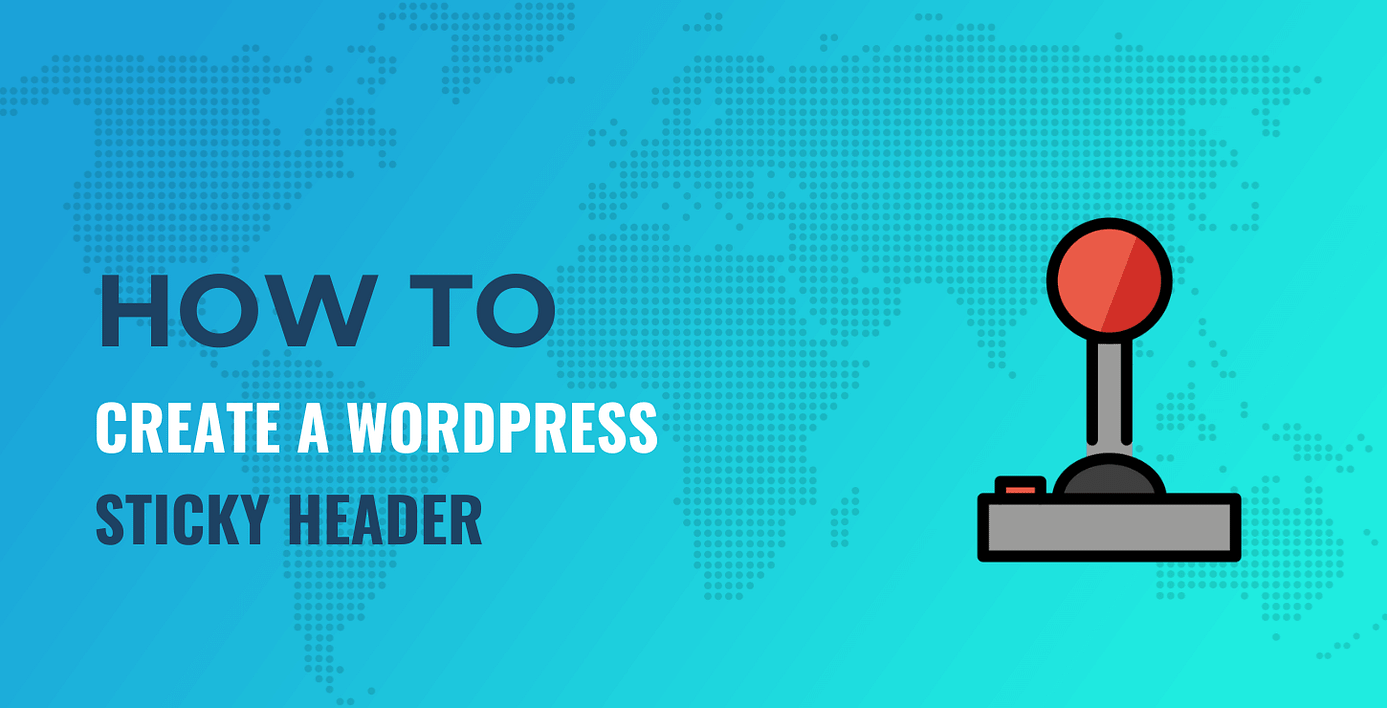 WordPress sticky header.