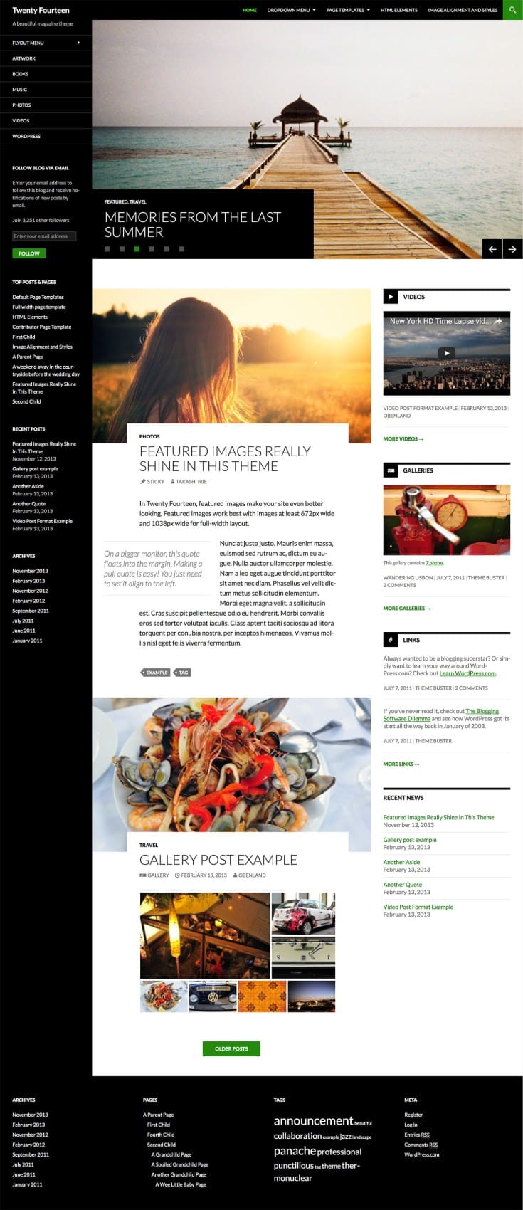 Theme Twenty Fourteen