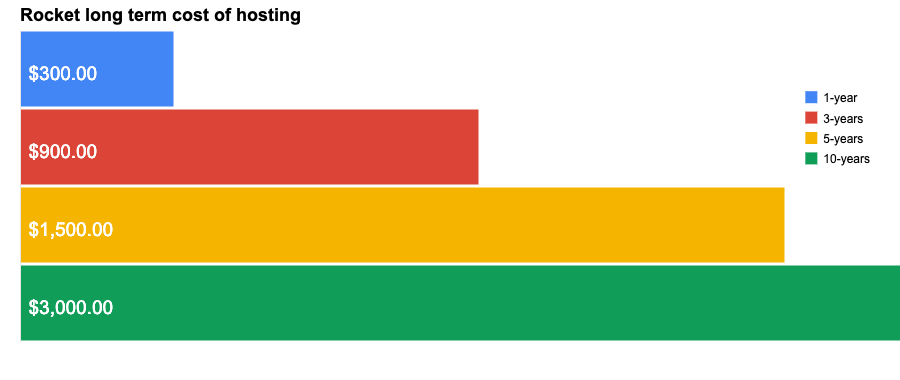 Rocket long term cost