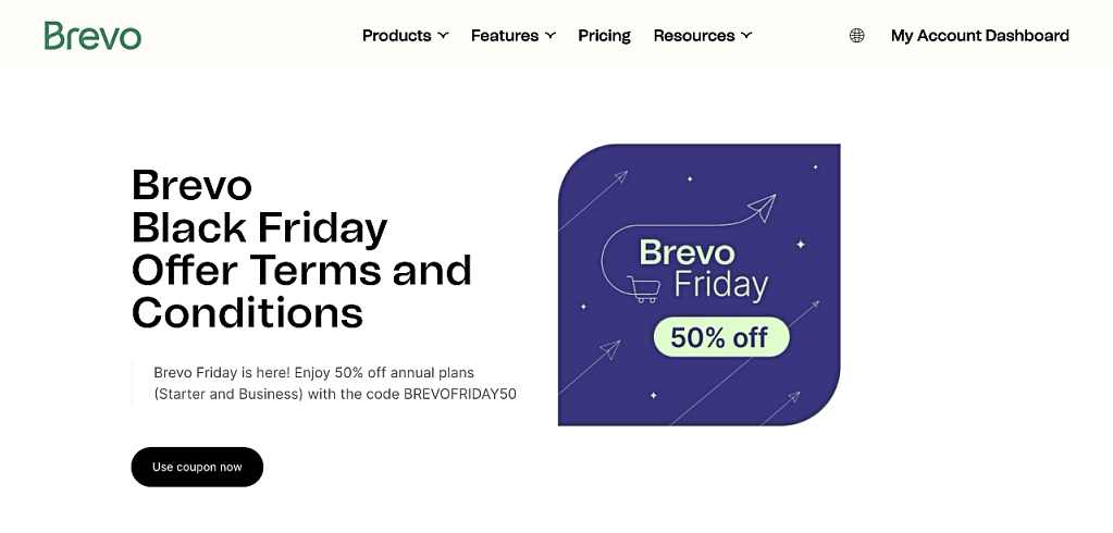 Black Friday / Cyber Monday 2023 deals for bloggers: Brevo