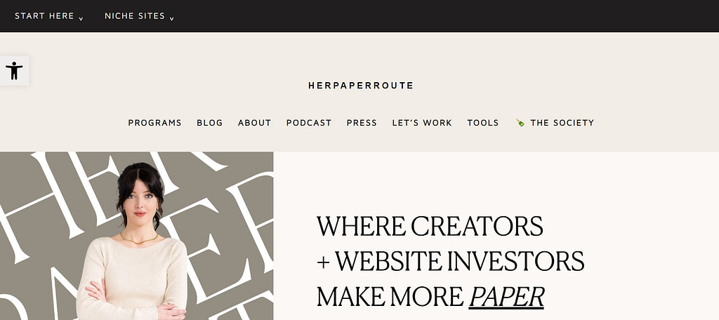HerPaperRoute blog.