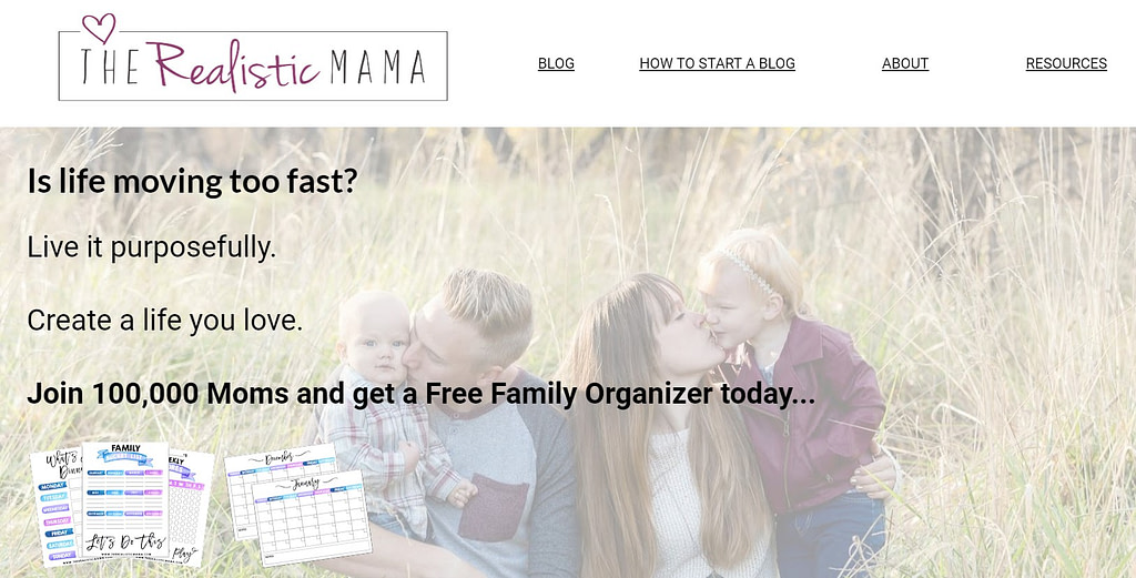 The Realistic Mama blog.