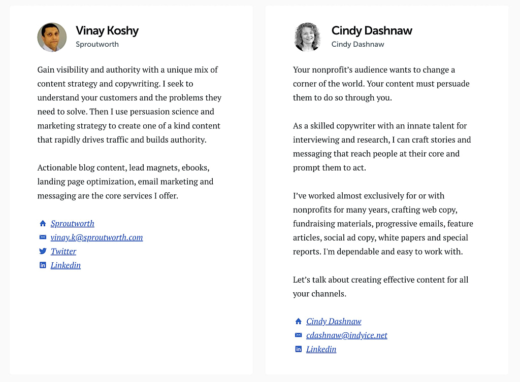 You can hire certified writers for your blog from Copyblogger.