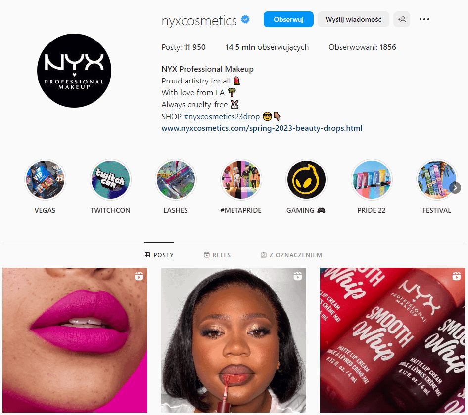 How do beauty bloggers make money: NYX Cosmetics