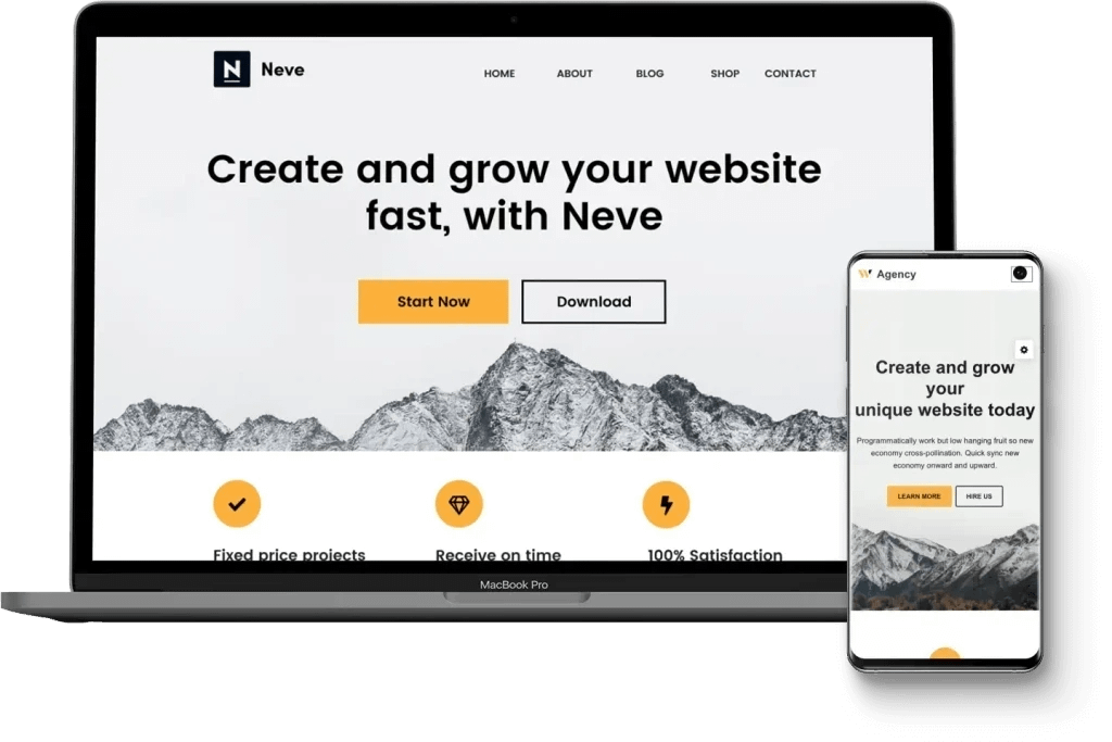 Neve is an excellent WordPress theme for building a sports blog.
