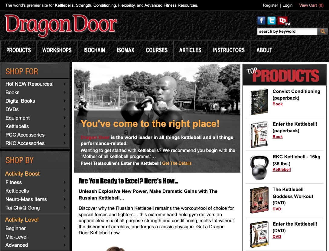 DragonDoor fitness affiliate program