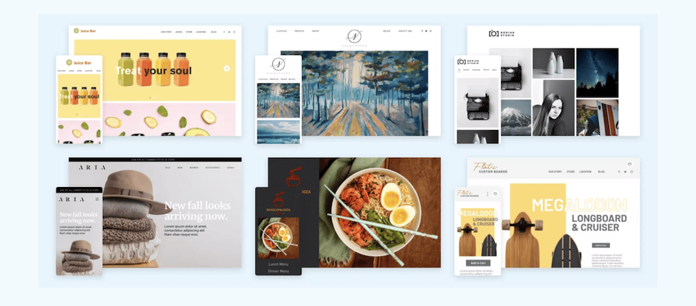 The Bluehost home page.