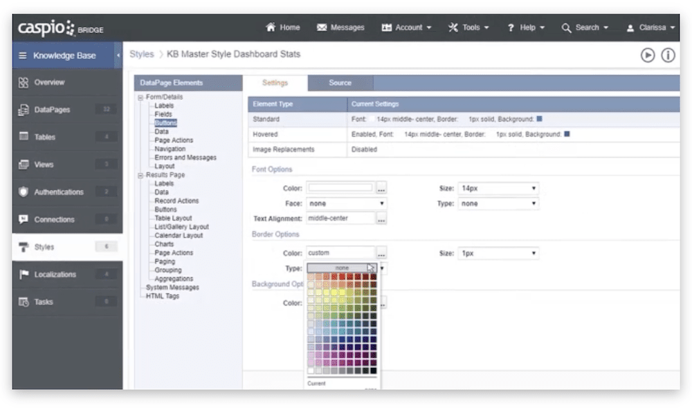 Best low code platforms: Caspio