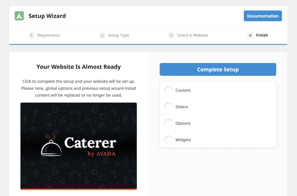 Finalizing your design in Avada.
