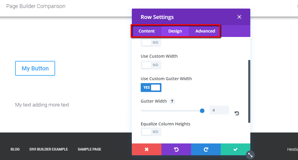 divi builder styling