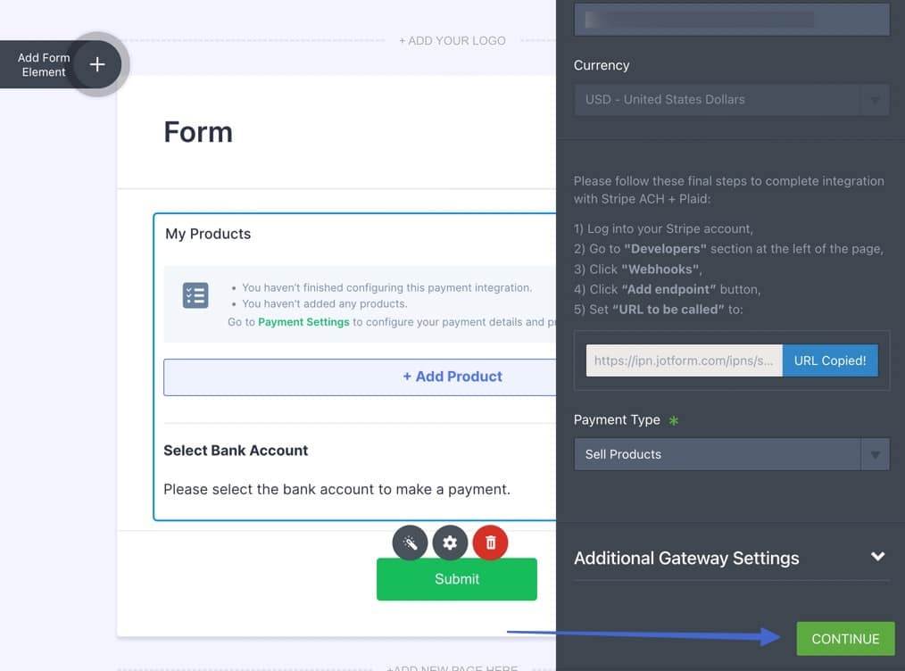 continue to accept ACH payments