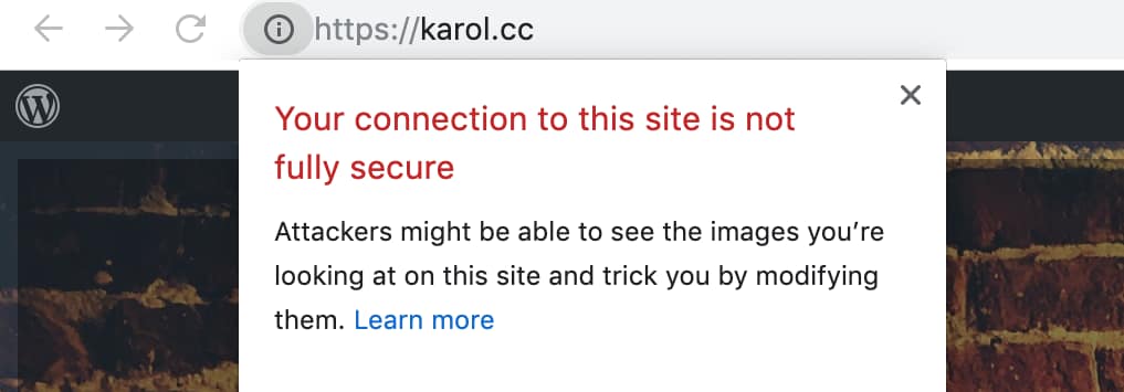 What is SSL and what it looks like when Chrome shows you don't have it
