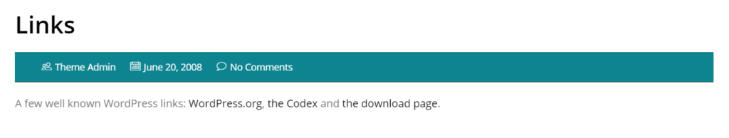 Links are indistinguishable from text