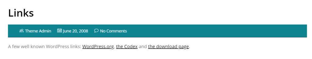 Links with underlining are clearer