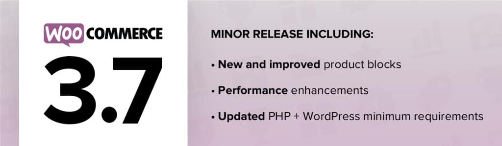 woocommerce 3.7 release september 2019 wordpress news