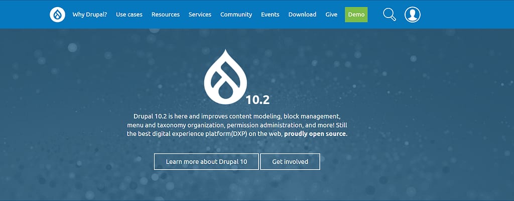 Drupal homepage