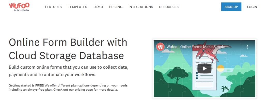 Wufoo by Survey Monkey