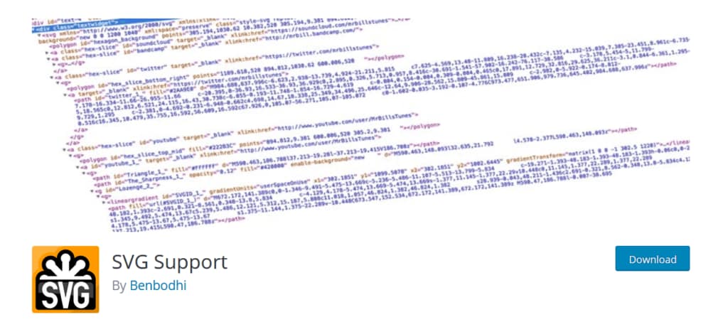 SVG Support WordPress plugin