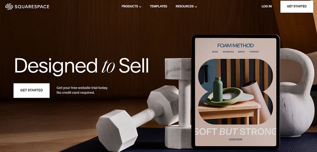 Squarespace, one of the most popular WordPress alternatives