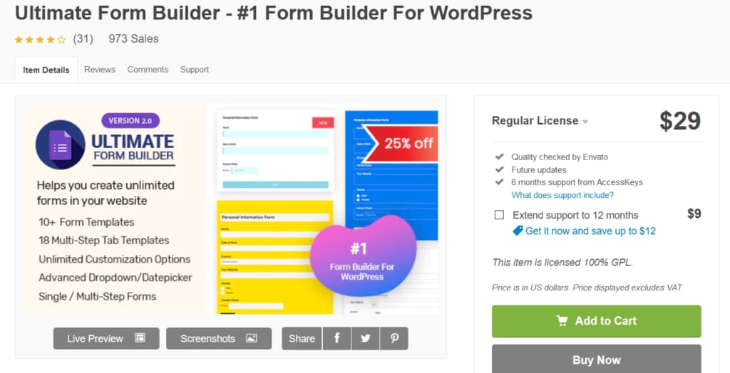 Ultimate Form Builder